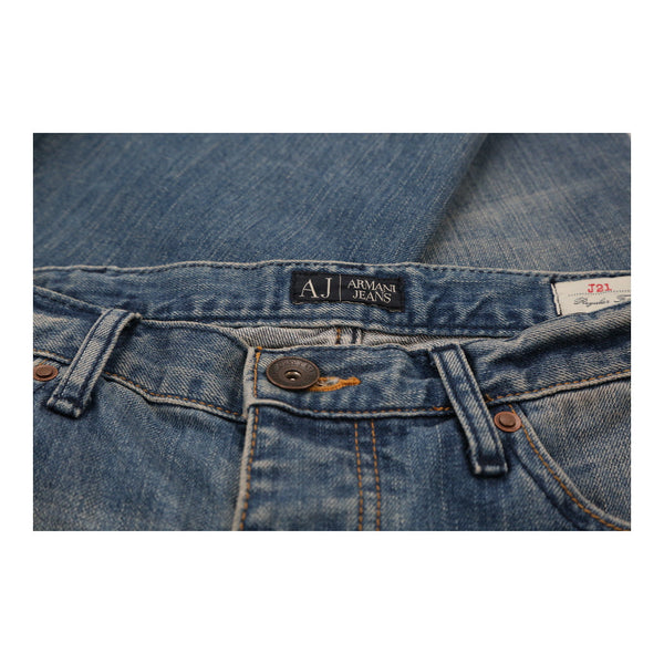 Vintageblue J21 Regular Fit Armani Jeans Jeans - womens 34" waist