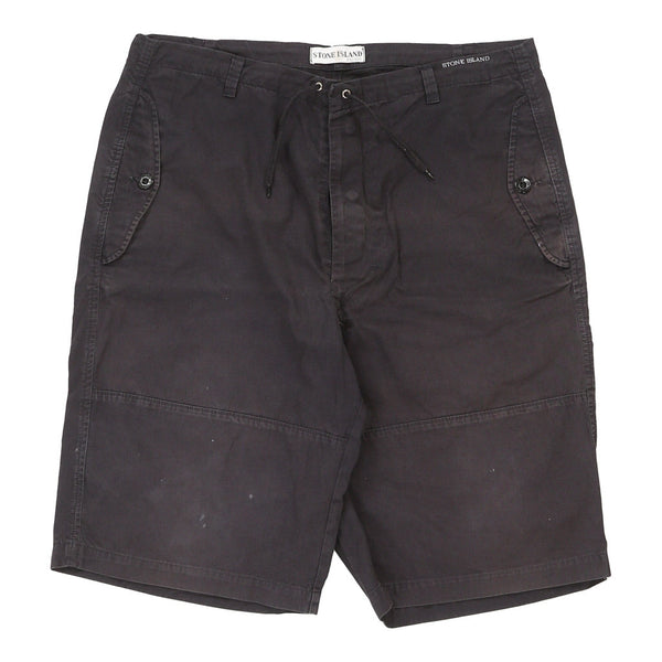 Vintageblack Spring / Summer 2001 Stone Island Shorts - mens 35" waist
