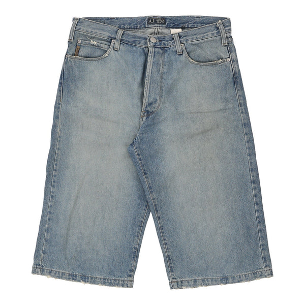 Vintageblue Armani Jeans Denim Shorts - mens 32" waist