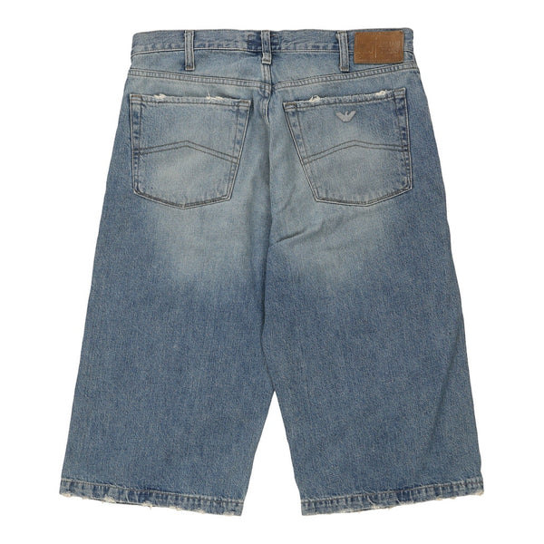 Vintageblue Armani Jeans Denim Shorts - mens 32" waist