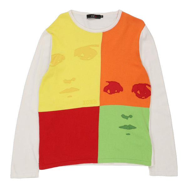 Vintagemulticoloured Iceberg Jumper - mens x-large