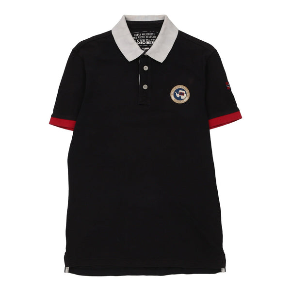 Vintagenavy Napapijri Polo Shirt - mens small