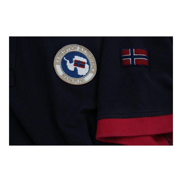 Vintagenavy Napapijri Polo Shirt - mens small