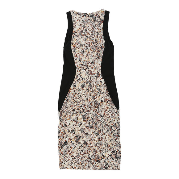 Vintage Cavalli Midi Dress - XS Black Polyester midi dress Cavalli   