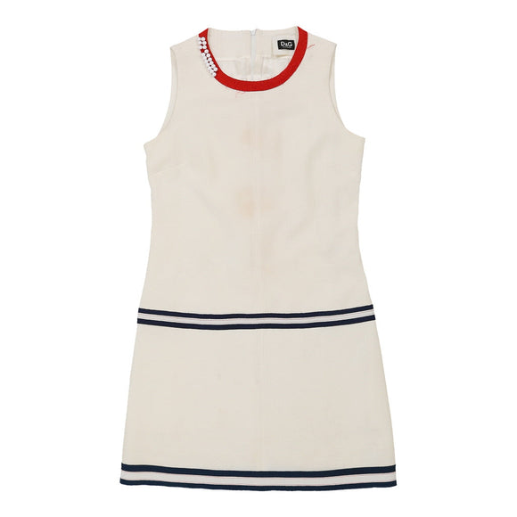 Vintage cream Dolce & Gabbana Sheath Dress - womens large