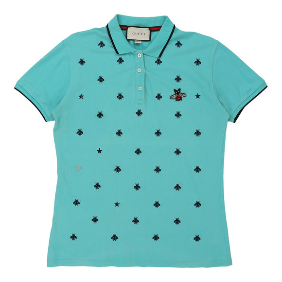 Vintage blue Gucci Polo Shirt - womens large