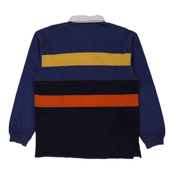 Vintage block colour Lacoste Rugby Shirt - mens large