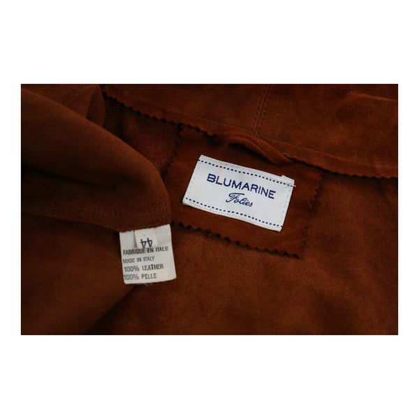 Vintage brown Blumarine Suede Jacket - womens medium
