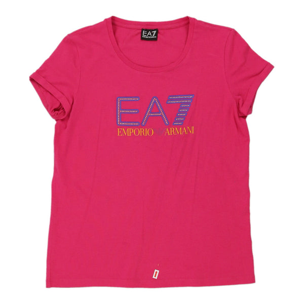 Vintage pink Ea7 T-Shirt - womens medium