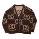 Vintage brown Gucci Cardigan - mens x-large