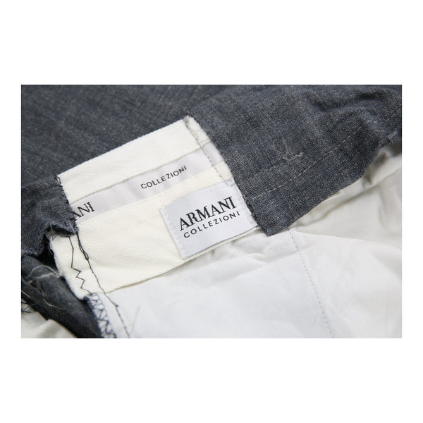 Vintage grey Collezioni Armani Trousers - mens 43" waist