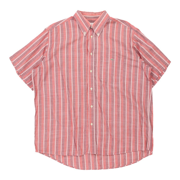 Vintage red Lacoste Short Sleeve Shirt - mens x-large