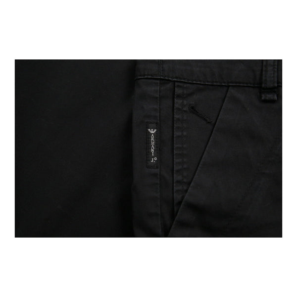 Vintage black Armani Jeans Trousers - mens 38" waist