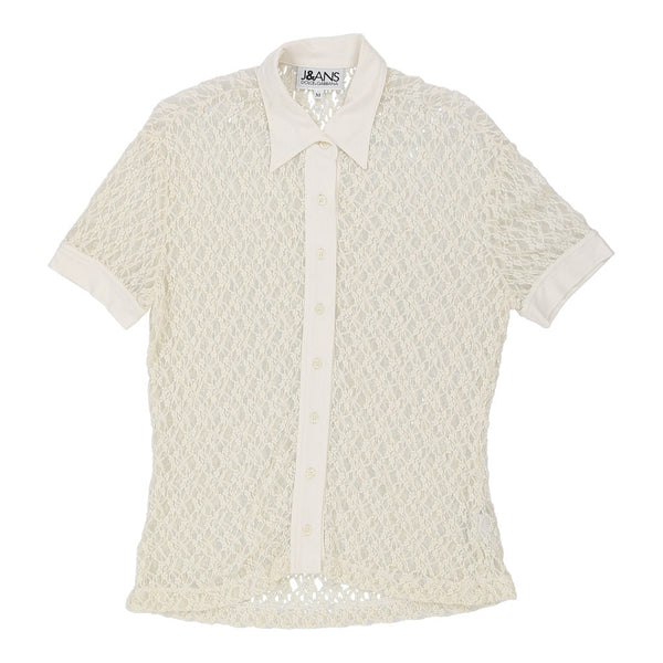 Vintagewhite Dolce & Gabbana Jeans Short Sleeve Shirt - womens medium