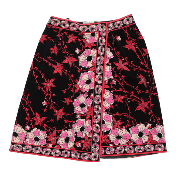 Vintageblack Emilio Pucci Skirt - womens 32" waist