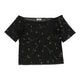Vintageblack Roccobarocco Mesh Top - womens x-large