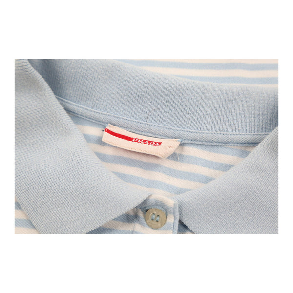 Vintageblue Prada Polo Shirt - womens x-large