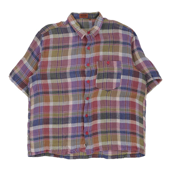 Vintagemulticoloured Missoni Short Sleeve Shirt - mens large