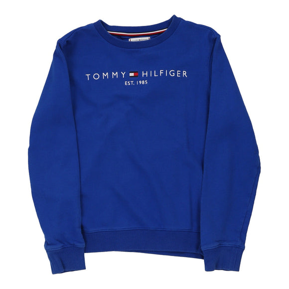 Vintage blue Age 10-12 Tommy Hilfiger Sweatshirt - boys medium