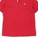 Vintage red Burberry Brit Polo Shirt - mens xx-large