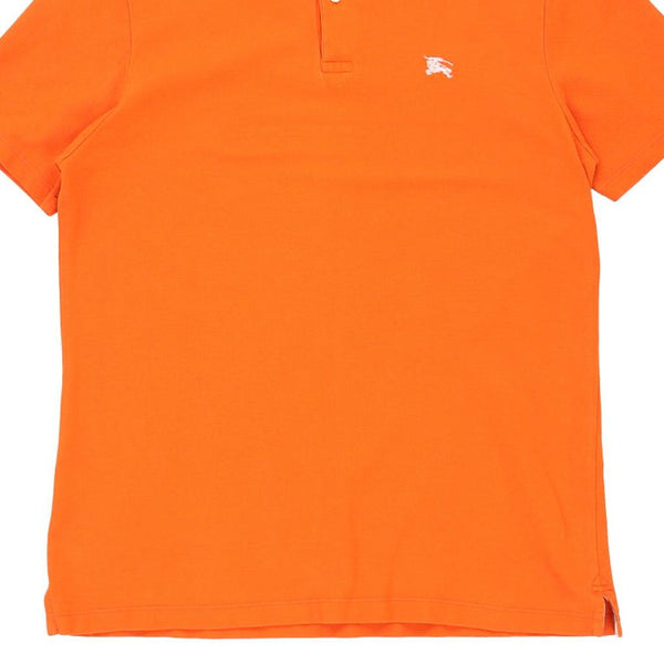 Vintage orange Burberry Brit Polo Shirt - mens large