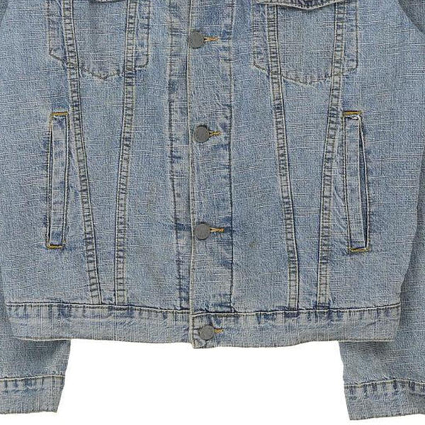 Vintage blue Armani Jeans Denim Jacket - mens x-large