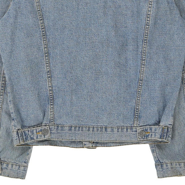 Vintage blue Armani Jeans Denim Jacket - mens x-large
