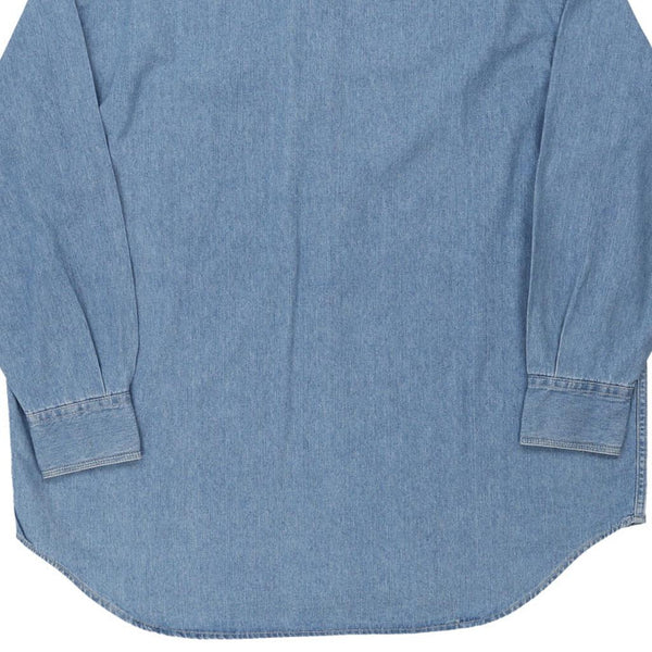 Vintage blue Les Copains Denim Shirt - womens x-large