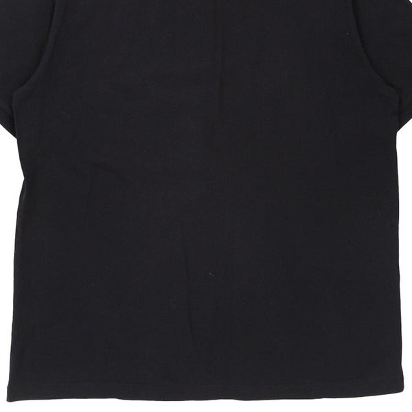 Vintage black Valentino Polo Shirt - mens large
