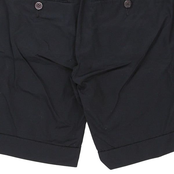 Vintage black Armani Jeans Shorts - womens 32" waist