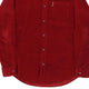 Vintage red Armani Jeans Cord Shirt - mens large