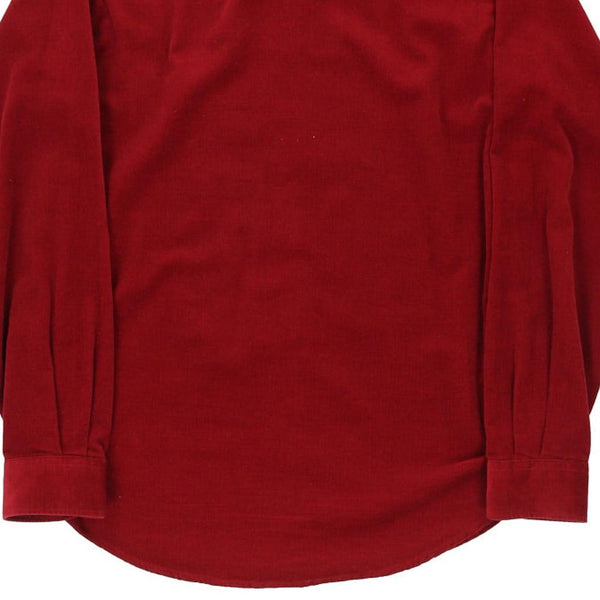 Vintage red Armani Jeans Cord Shirt - mens large