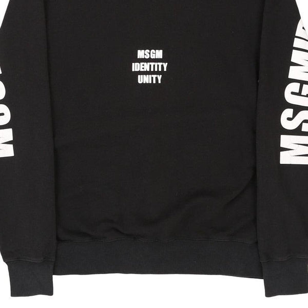 Vintage black Msgm Sweatshirt - mens small