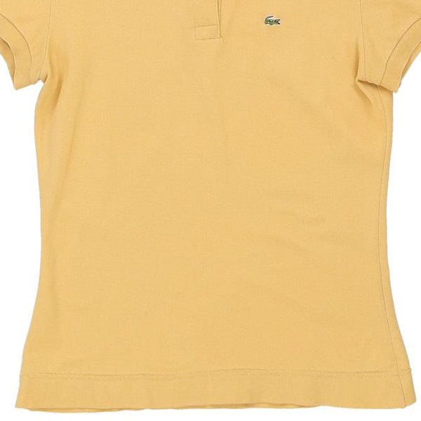 Vintage yellow Lacoste Polo Shirt - womens large