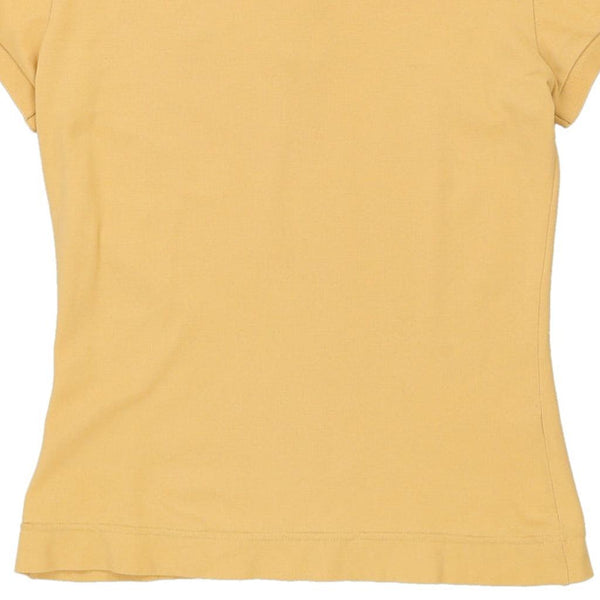 Vintage yellow Lacoste Polo Shirt - womens large