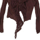 Vintage brown Cavalli Class Cardigan - womens large