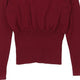 Vintage burgundy Benetton Jumper - womens small