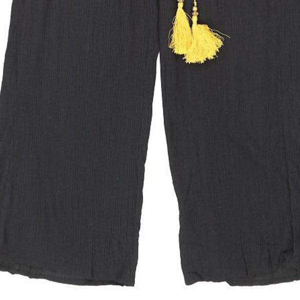 Vintage black Ermanno Scervino Trousers - womens x-large
