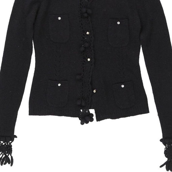 Vintage black Dolce & Gabbana Cardigan - womens x-small