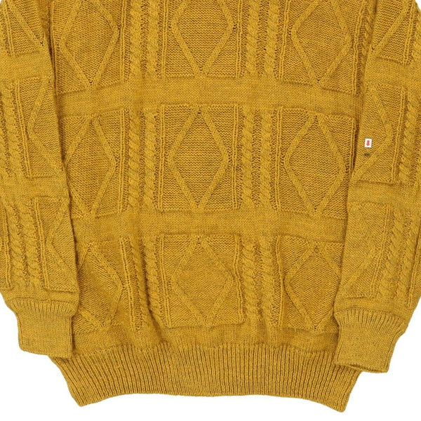 Vintage yellow Byblos Jumper - womens x-large