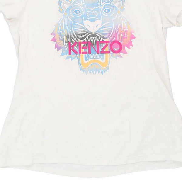 Vintage white Kenzo T-Shirt - womens small
