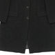 Vintage black Burberry London Overcoat - mens medium