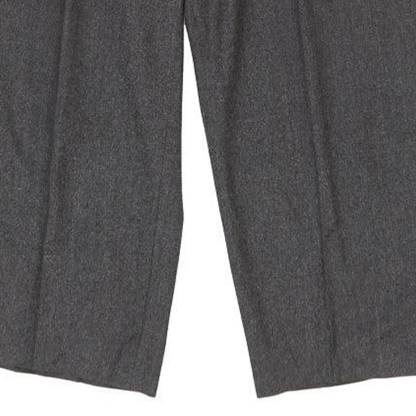 Vintage grey Burberry London Trousers - mens 34" waist