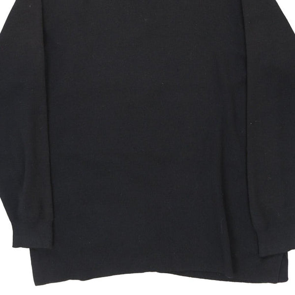 Vintage black Burberry Cardigan - mens x-large
