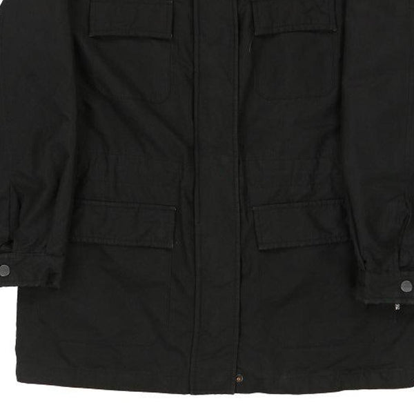 Vintage black Burberry London Coat - womens medium