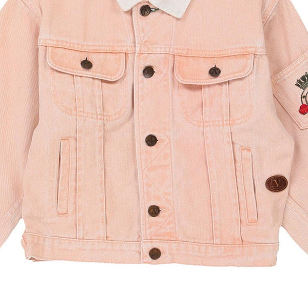 Vintage pink Age 8 Valentino Denim Jacket - girls small