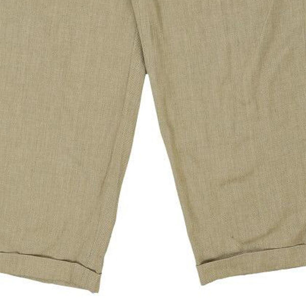 Vintage beige Yves Saint Laurent Trousers - mens 32" waist