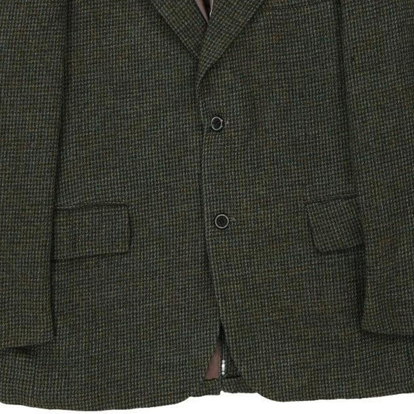 Vintage green Harris Tweed Blazer - mens large