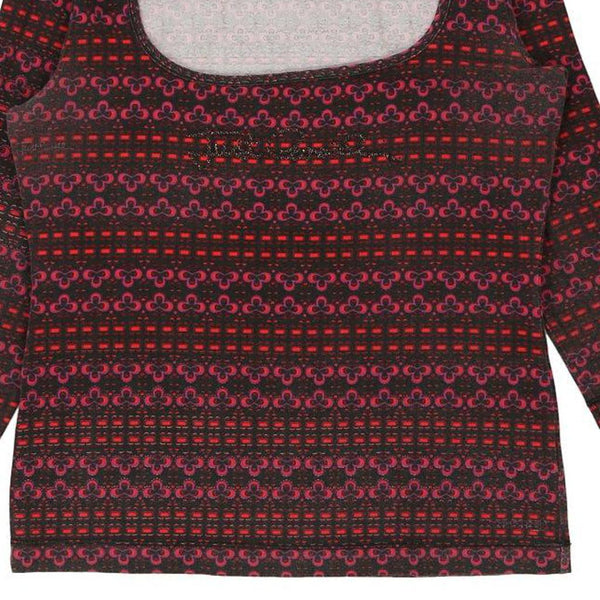 Vintage red Just Cavalli Long Sleeve Top - womens x-large