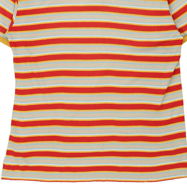 Vintage multicoloured Yves Saint Laurent Polo Shirt - mens large